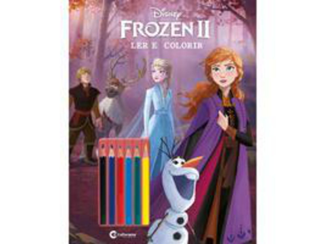 Livro Frozen 2 Ler e Colorir com Lapis de Rodrigues e Naihobi S (Português)