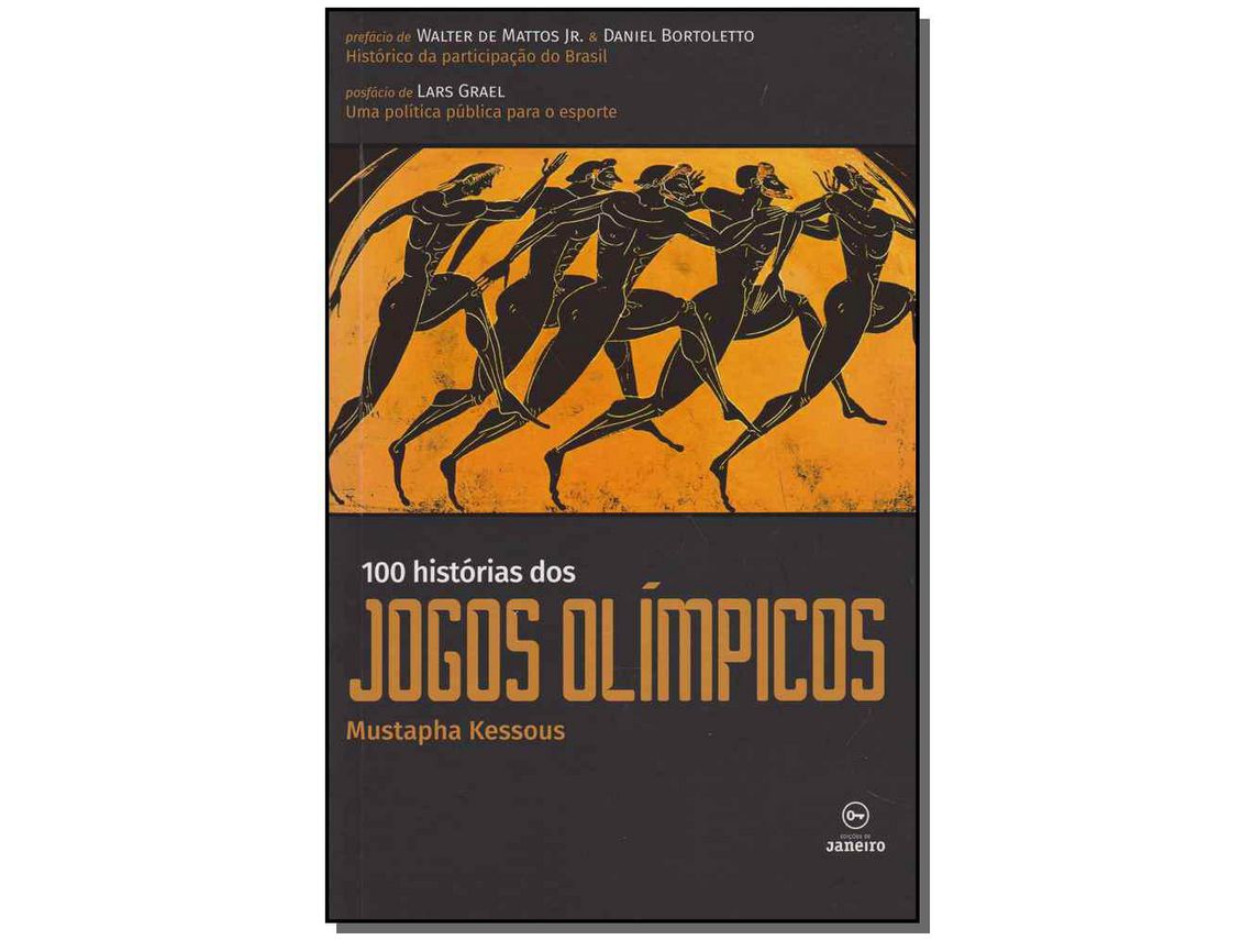 Livro 100 Historias dos Jogos Olimpicos de Kessous e Mustapha (Português)