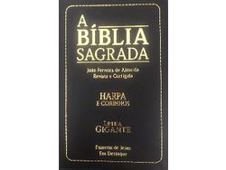 Livro Biblia Sagrada com Harpa e Corinhos Preta de Almeida, Joao Ferreira De ( Português-Brasil )