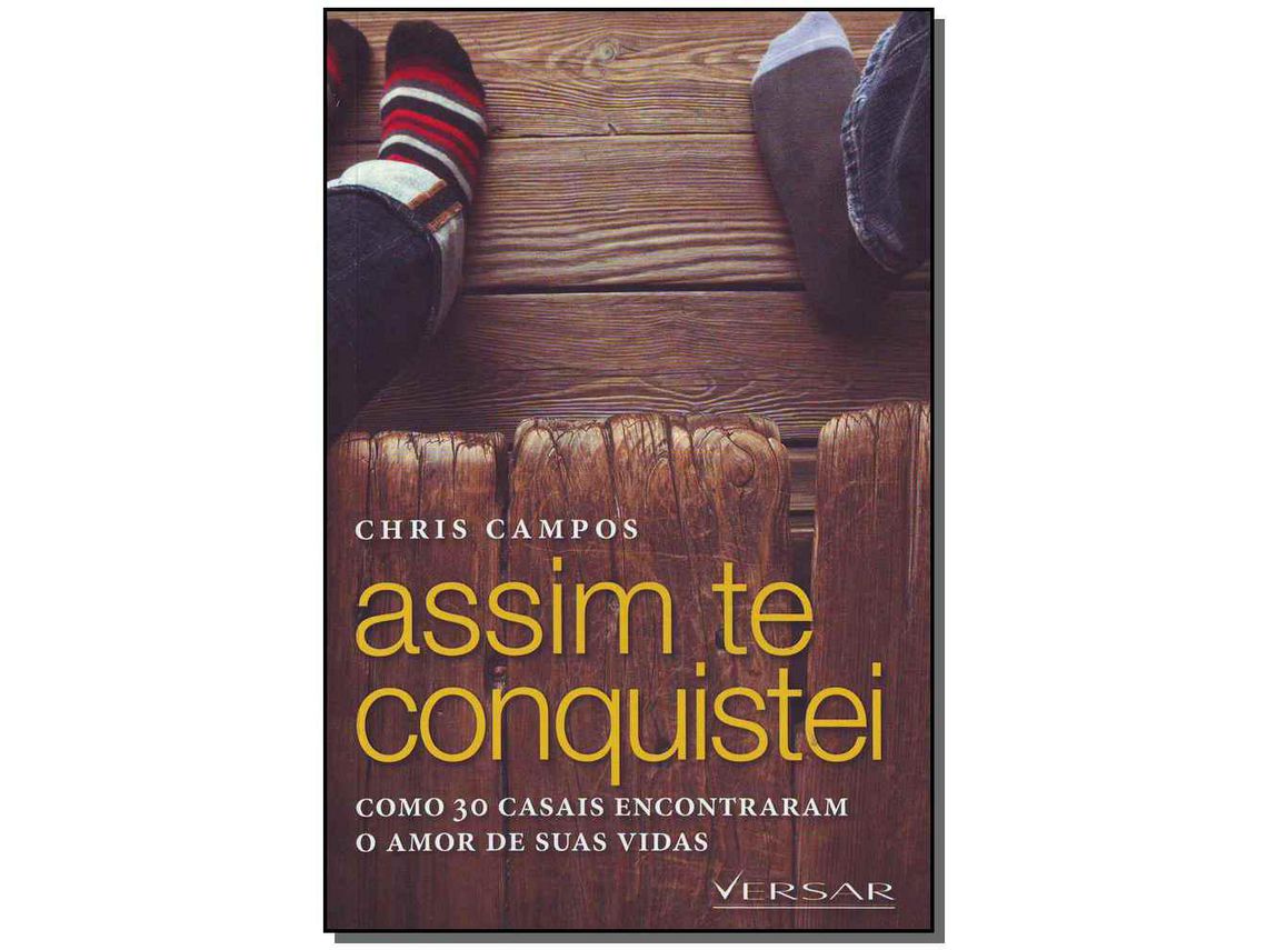 Livro Assim Te Conquistei de Campos e Chris (Português)