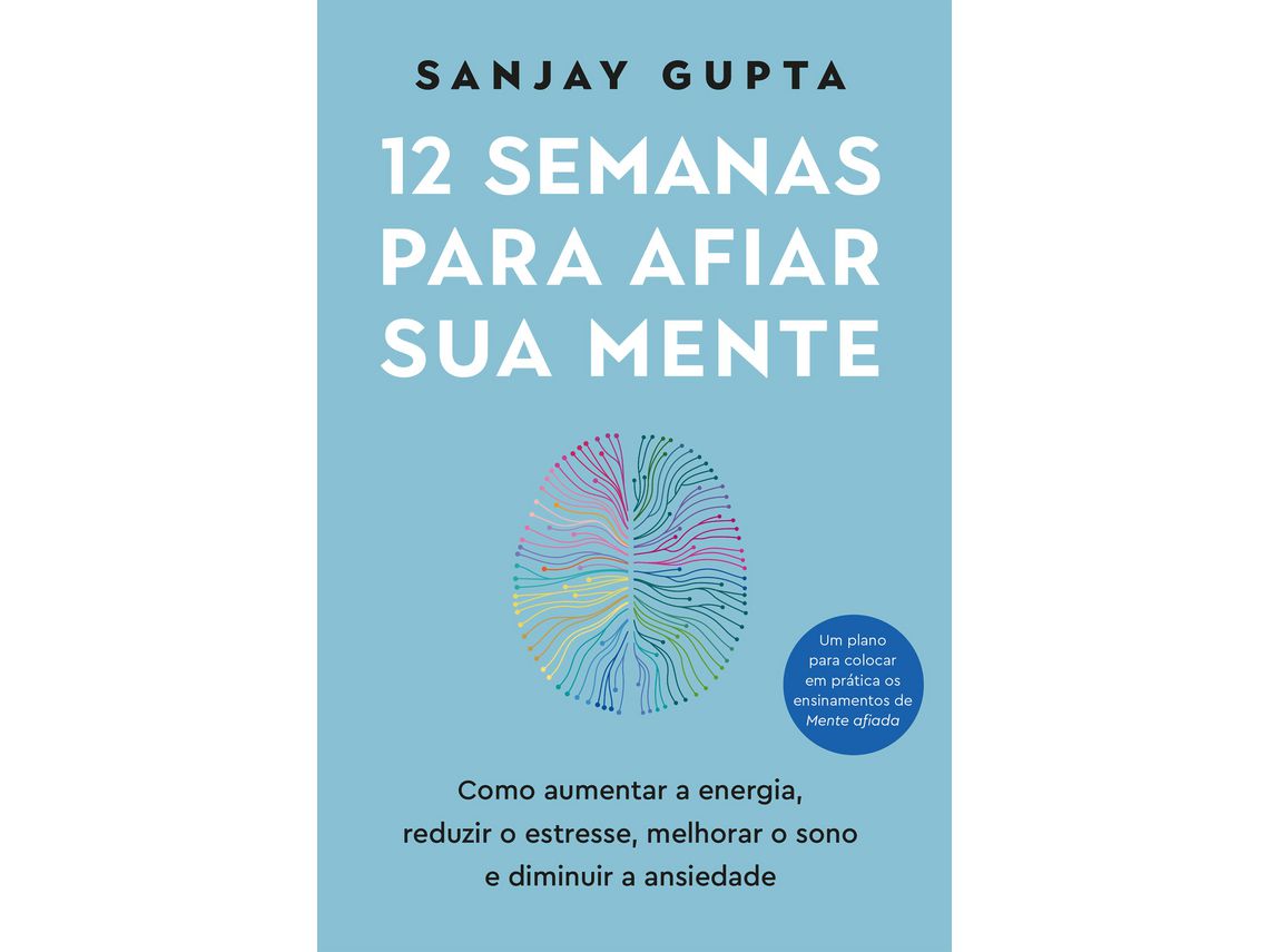Livro 12 Semanas para Afiar Sua Mente de Sanjay Gupta (Português)