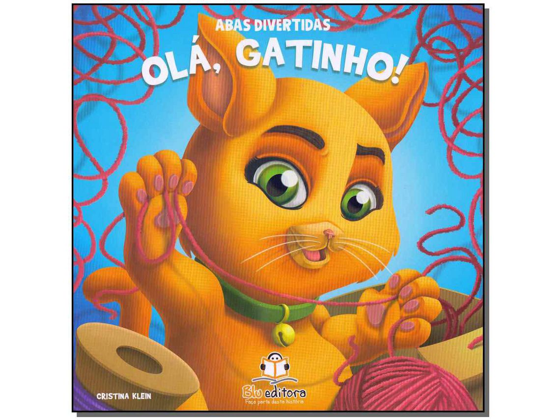 Livro Abas Divertidas Ola Gatinho! de Cristina Klein (Português do Brasil)