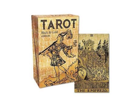 Livro Tarot Black And Gold Edition de Waite, Arthur Edward E Smith et al. (Inglês)