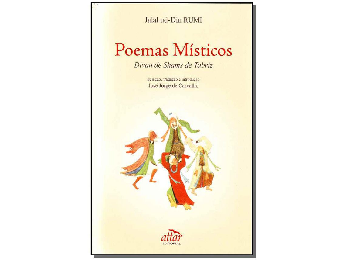 Livro Poemas Misticos de Jalal Ud-Din Rumi (Inglês)