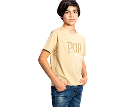 T-Shirt FPF POR Bege Júnior (Tam: S)