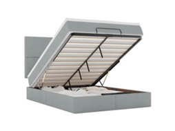 Ottoman Bed, Ottoman Beds Vidaxl Cinzeto Tecido (140 X 190 Cm)