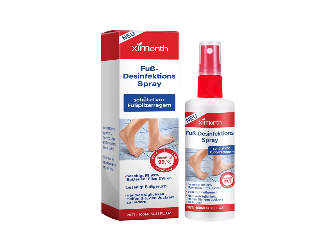 Spray de Cuidado com os Pés Ximonth Refrescente Higiene Diária