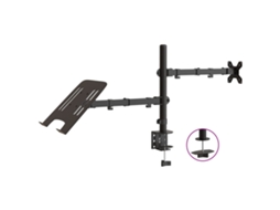 Suporte Para Monitor Vesa Vidaxl Aço Preto (75/100 Mm)