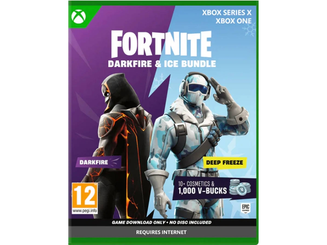 Jogo Xbox Série X Fortnite Darkfire &amp; Ice Bundle