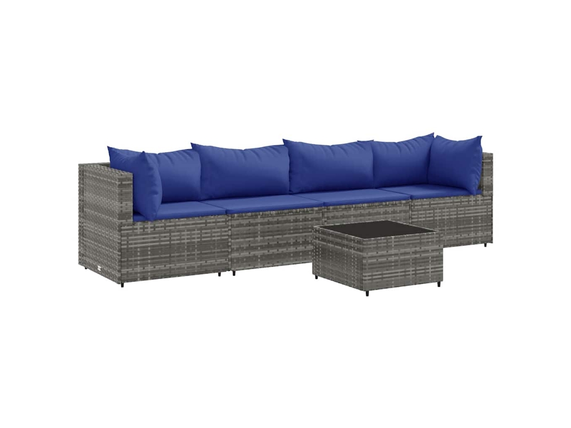 Garden Lounge Set, Garden Lounge Sets Vidaxl Cinzeto Rattan / Vime (n/a)