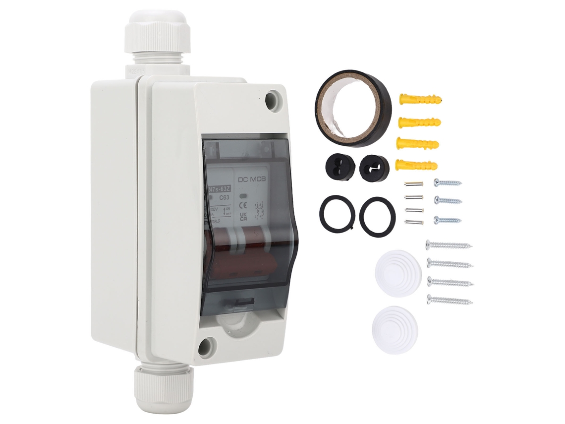 Interruptor de Circuito Miniatura Dc 2p 63a 1000v Ip65 | S/MARCA