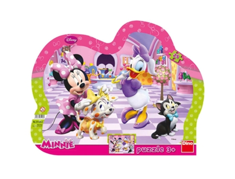 Puzzle Frame 25 Pcs Minnie & Pets Dino