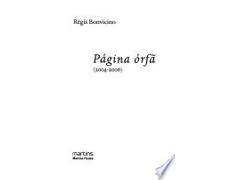 Livro Pagina Orfa: 2004-2006 de Bonvicino Régis (Português do Brasil)