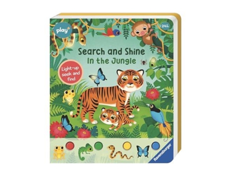 Livro Ravensburger Play Infant amp Toddler - Search and Shine In the Jungle de Sandra Grimm (Inglês)