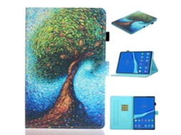 Capa De Couro Inteligente Com Desenho Colorido Para Tablet Lenovo Tab M10 De 3ª Geração