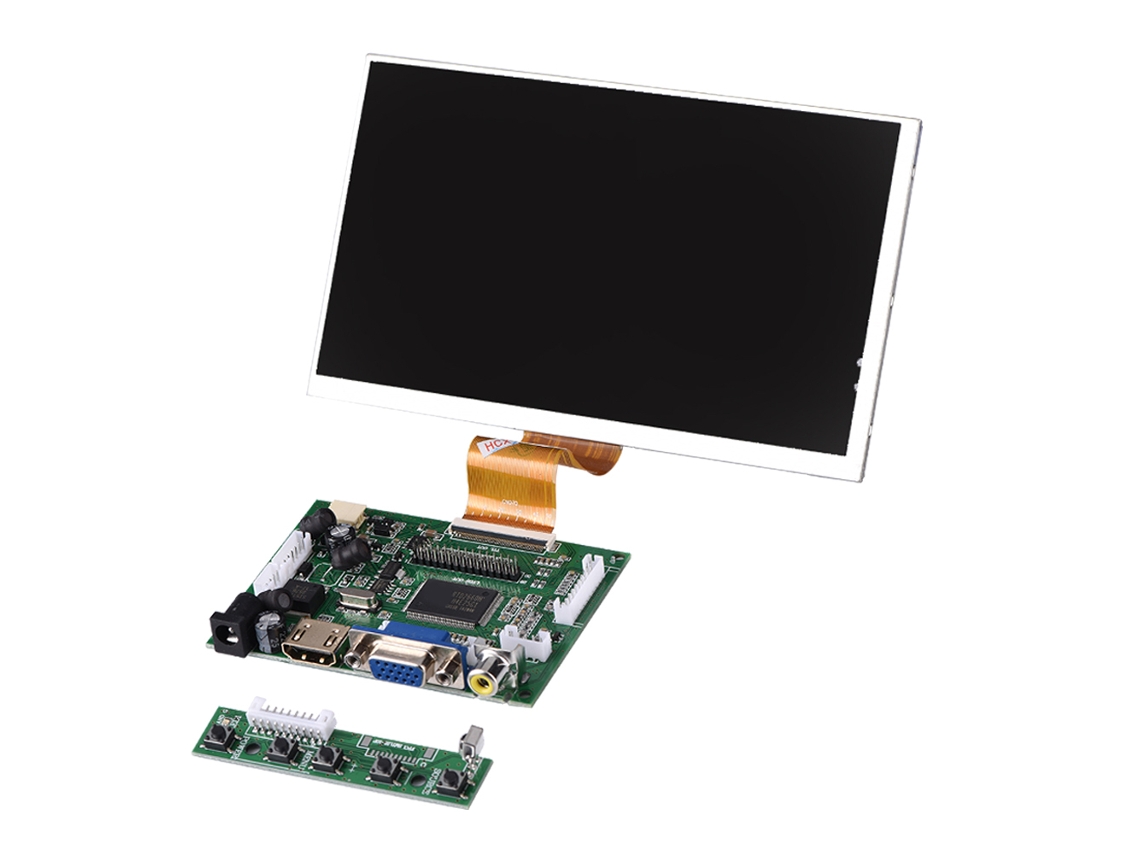 Tela 7" 1024x600 LAXISCREED Hdmi+vga+2av