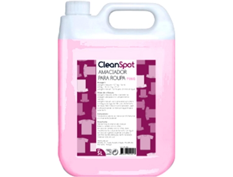 Detergente Amaciador da Roupa Cleanspot Rosa 5 L