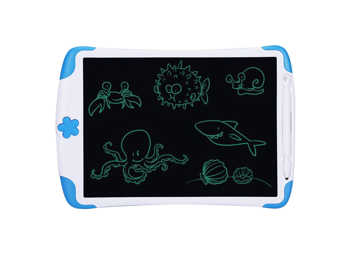 Laxiscreed Tabuleiro De Escrita Lcd Para Crianças, Desenho Com Energia Luminosa, Azul