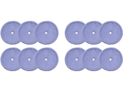 12x Cuscinetti Lavabili Nel Microfibra Per Accessori Di Ricambio