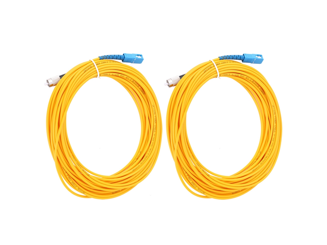 Cabo de Patch Óptico Monomodo 10m Sc/pc fc/pc S/MARCA