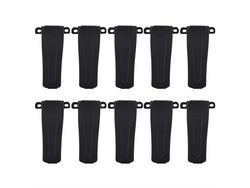 Pacote com 10 Clipes de Cinto de Reposição para Walkie Talkie Clipe de Cinto Original H777 para Baofeng Bf-888S Bf-666S Bf-777S Retevis H-777 Walkie