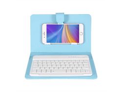 Teclado Sem Fio para Telefones Ios/Android Teclado Bluetooth Integrado com Suporte Capa para Tablet com Teclado Capa Universal para Teclado Bluetooth CHRUI