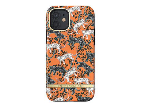 Capa para Iphone Leopardo Laranja  12 & 12 Pro