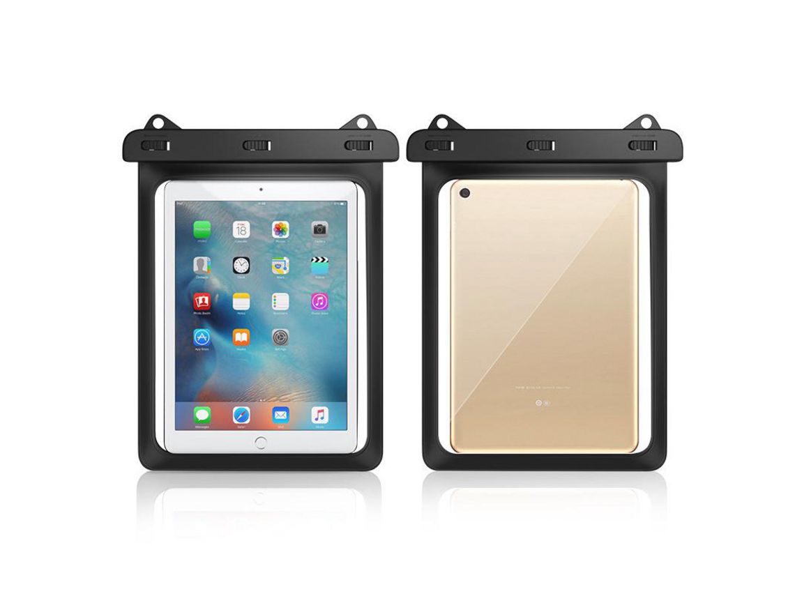 Estojo À Prova D'Água Tablet de 12 Polegadas Preto