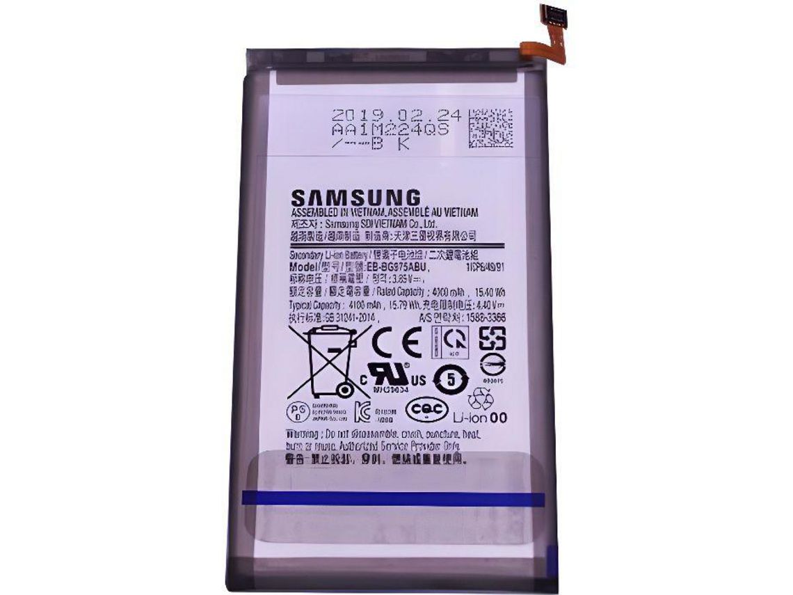 Bateria Original Samsung Galaxy S10 Plus Eb-Bg975Abu 4100Mah