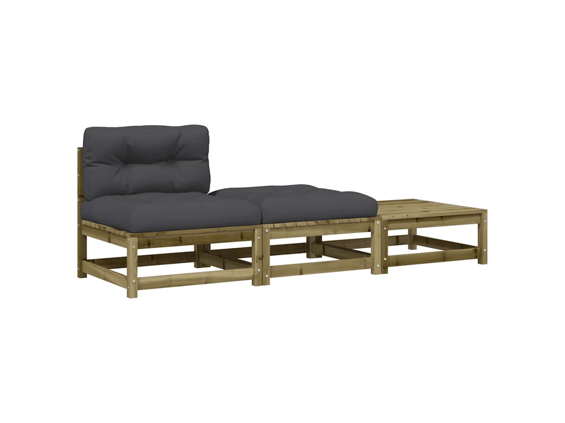Garden Sofa, Garden Sofas Vidaxl Marrom Madeira De Pinho Impregnada (n/a)