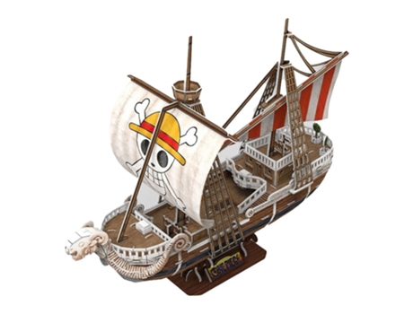 Quebra Cabeça 3d Flying Lamb E Going Merry One Piece 32 Cms 112 Peças Revell