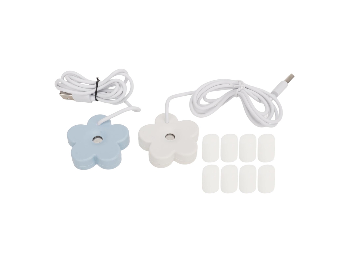 Umidificador Usb Florzinha Mini Portátil Impermeável Ipx7 Silencioso Branco Azul | S/MARCA