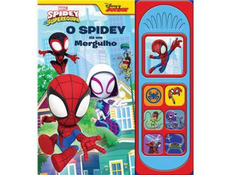 Livro O Spidey dá Um Mergulho de Disney ( Português )