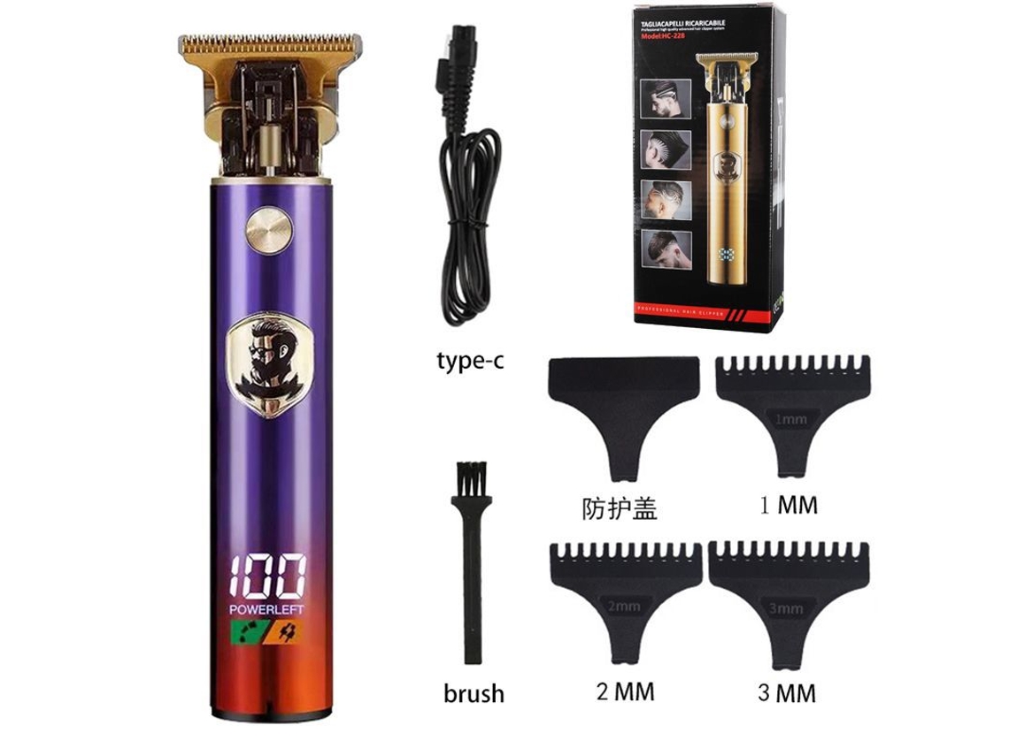 Máquina Cortar Cabelo Elétrica Recarregável