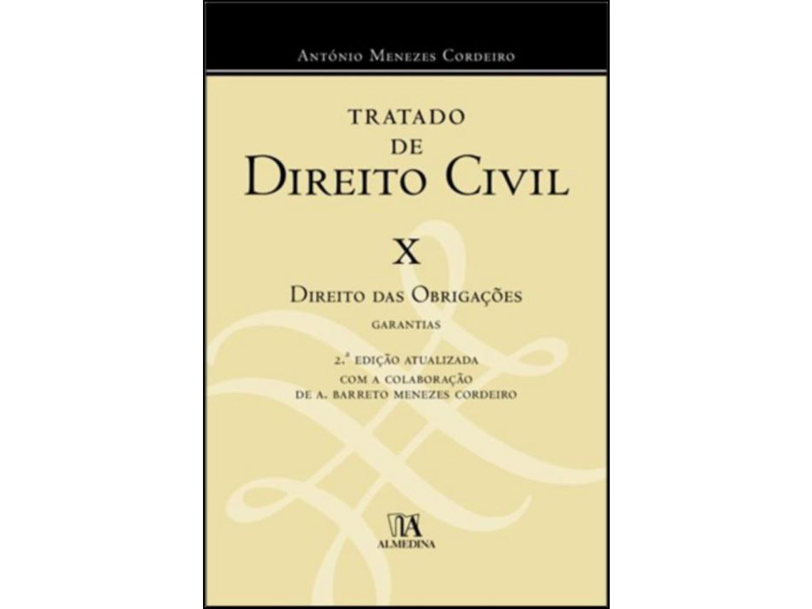 Livro Tratado de Direito Civil Vol. X de António Menezes Cordeiro (Português)