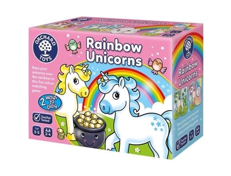 Unicórnios multicoloridos - Jogo de pares - POMAR