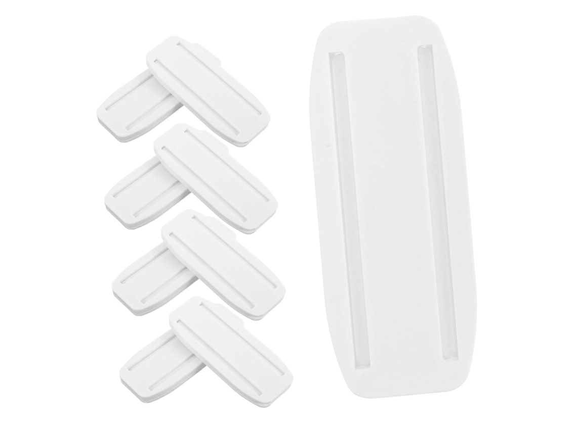 Conjunto De 8 Suportes De Parede Para Rgua De Tomadas, Organizadores De Cabos Autoadesivos, Brancos Olysi Shop