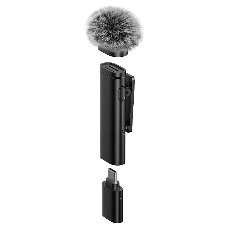 Microfone de Lapela Sem Fio MDUG para gravação de áudio e vídeo