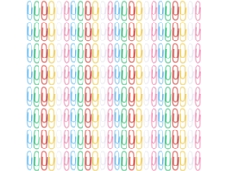 Iplusmile 1200-clipes De Papel Revestidos Plástico Multicoloridos Arquivos Escolares, Agendas E Artigos De