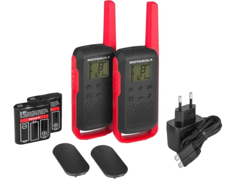 WALKIE TALKIES T62 PRETO VERMELHO