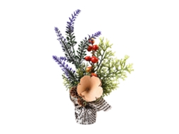 Decoração de Árvore de Natal Pequena para Janela Estilo Lavanda LAXISCREED