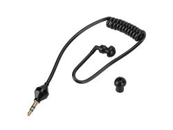 Fone de Ouvido Único Fones de Ouvido Mono Fone de Ouvido com Fio Anti-Radiação Tubo de Ar Oco Monaural In Ear Fone de Ouvido Estéreo Aplicável Para
