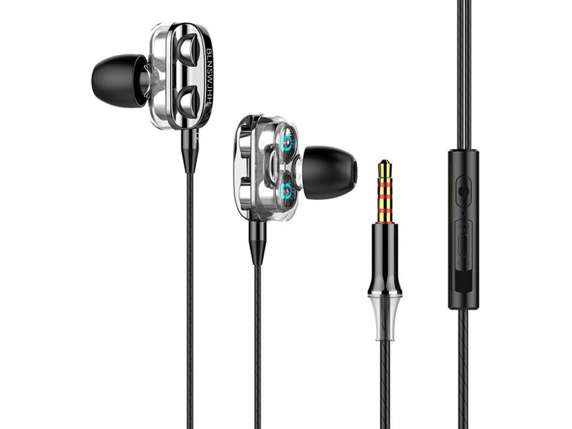 Novo Fone de Ouvido Quad-Core Power Bass Sound Quality Headset para Android