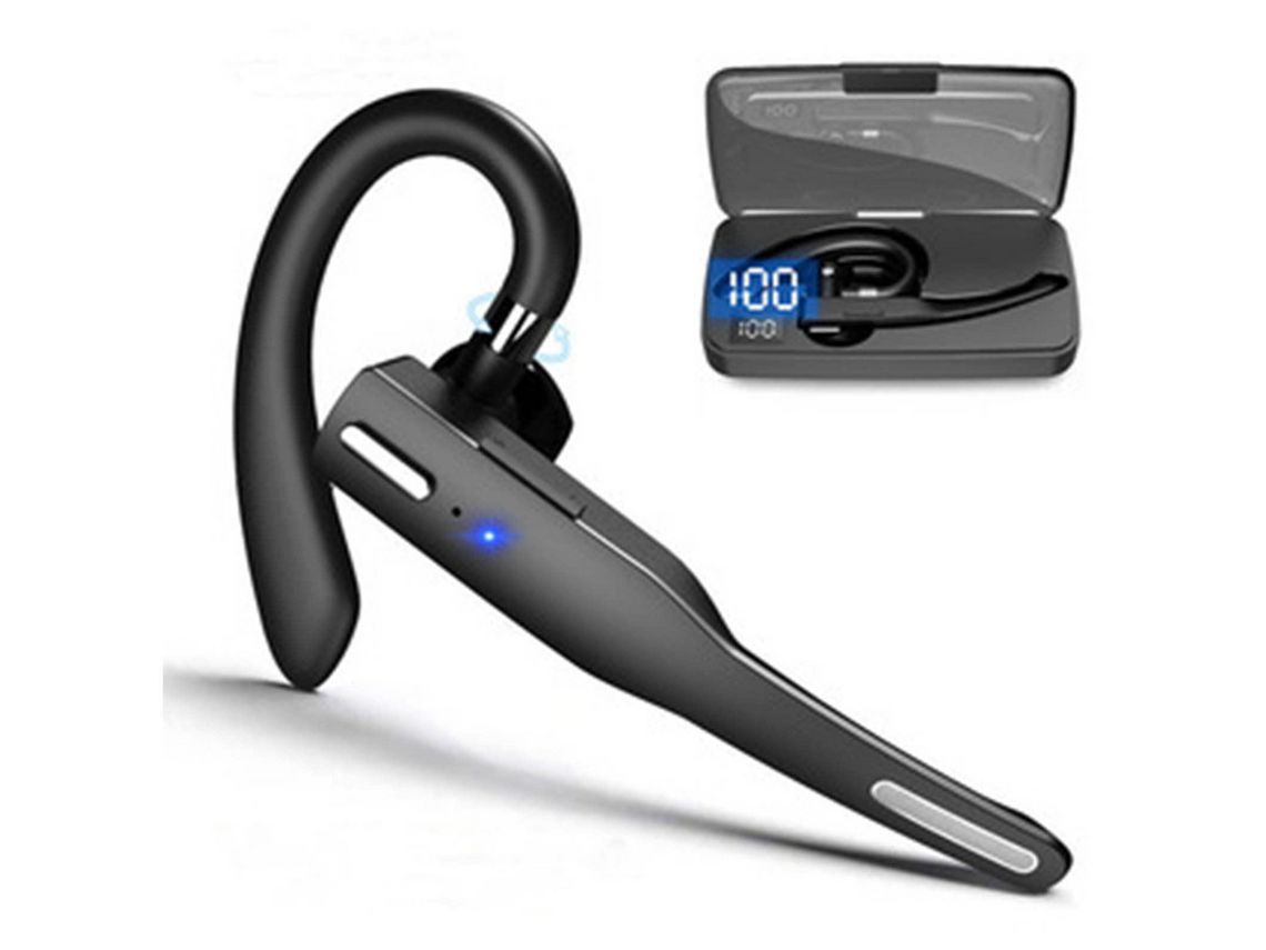 Auriculares Bluetooth Auriculares Viva-Voz Sem Fio Bluetooth 5.1 Com Microfone Auriculares Sem Fio Giratório De Ouvido Único Para Dirigir E
