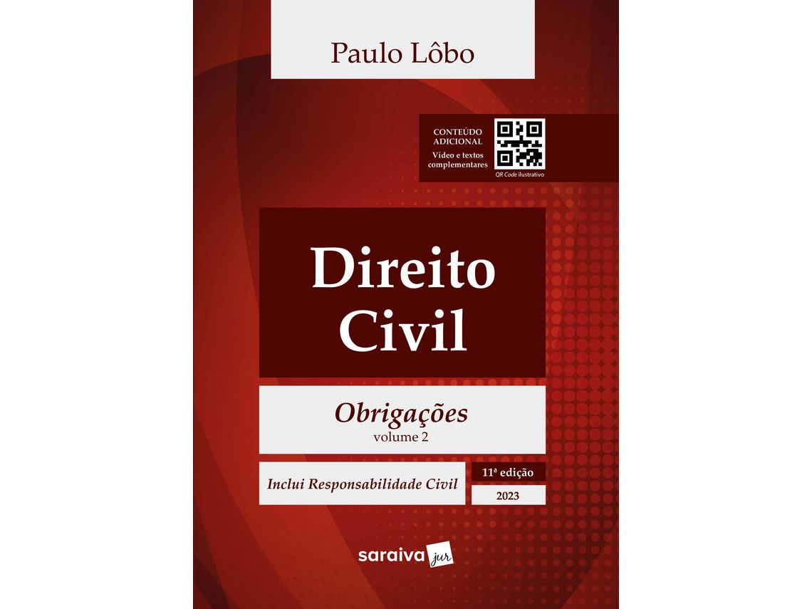 Livro Direito Civil Vol. 02 Obrigacoes 11Ed/23 de Lobo e Paulo (Português)
