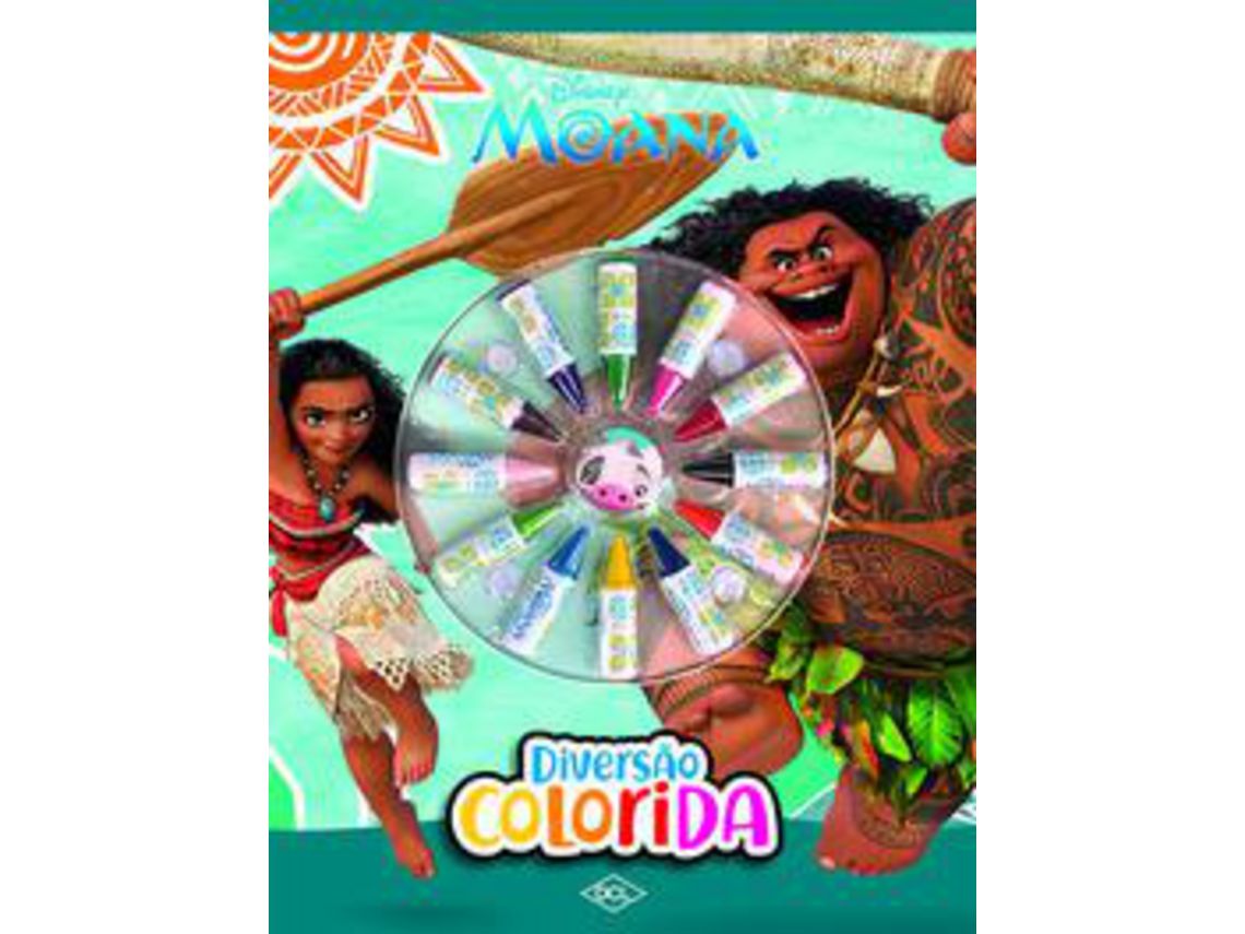 Livro Disney Diversao Colorida Moana de Disney (Português)