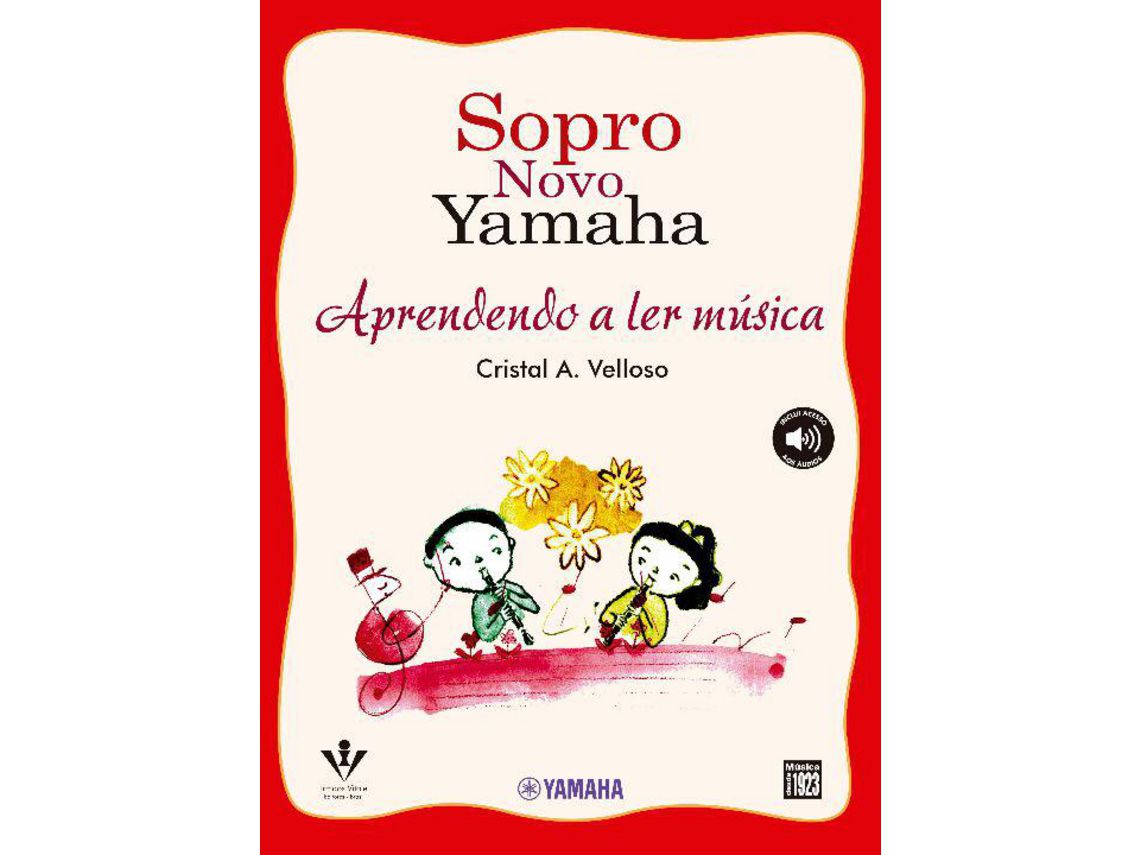 Livro Sopro Novo Yamaha Aprendendo a Ler Musica de Velloso e Cristal A (Português)