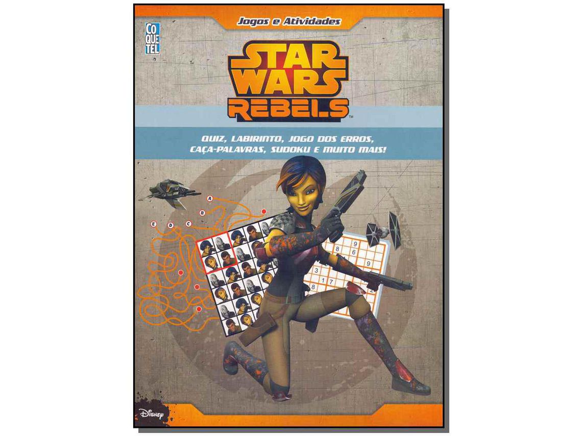 Livro Star Wars Rebels Jogos e Atividades de Woodroffe e David (Português)