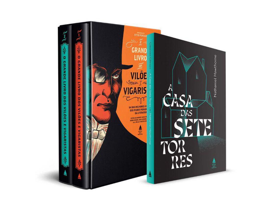 Livro Kit Box Viloes a Casa das Sete Torres de Hawthorne, Nathaniel E Penzler et al. (Português do Brasil - Capa Dura)