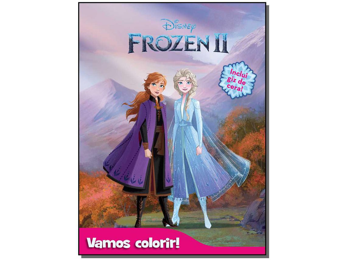 Livro Vamos Colorir Frozen 2 de Disney (Português)